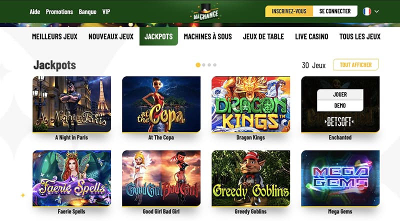 ma chance casino jeux capture d'ecran